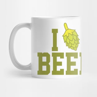 I Love Beer Shirt Mug